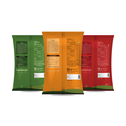 Millet Wellness Trio – Ragi, Jowar & Foxtail Millet Flakes Combo Pack (900g)