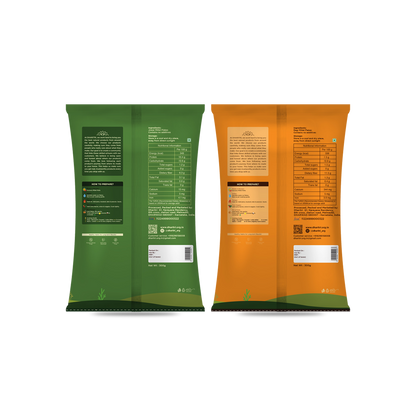 Millet Flakes Duo – Jowar & Ragi Flakes Combo Pack (600g)