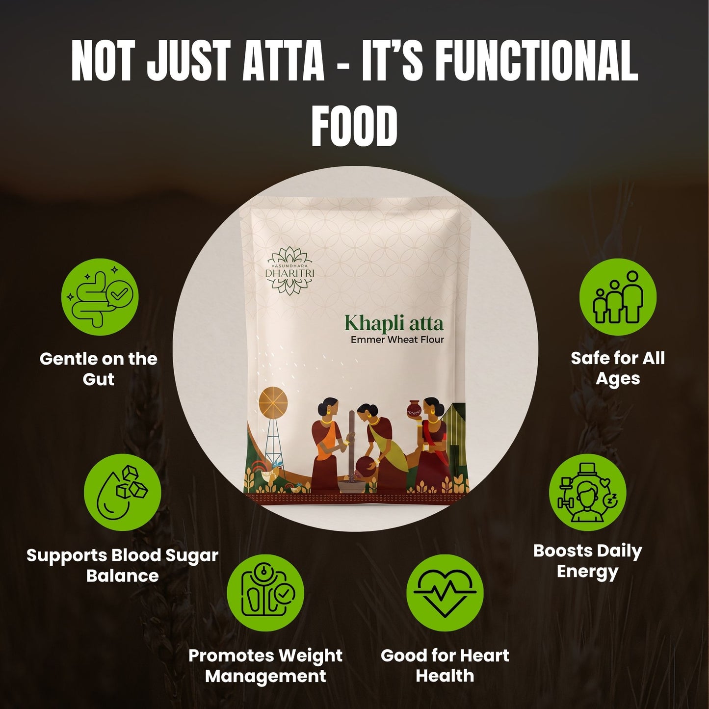 Khapli (Emmer) Wheat Flour