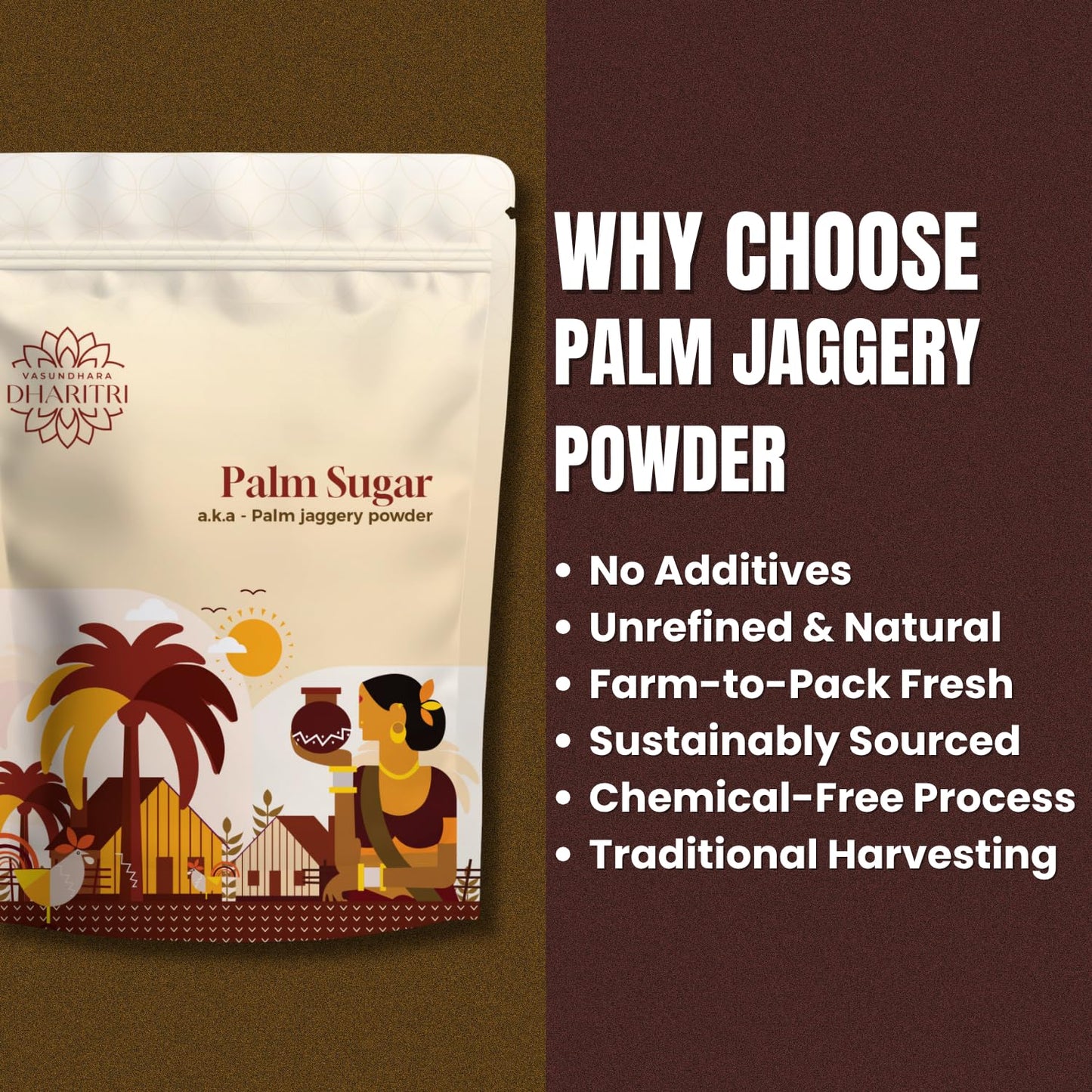 Palm Sugar (Jaggery) 500g
