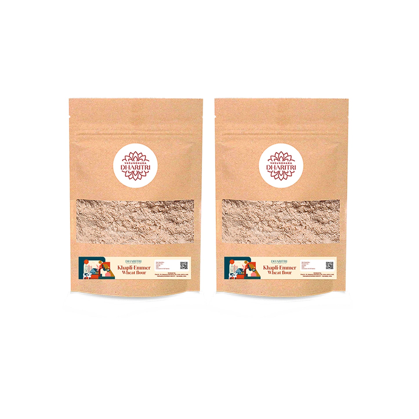 Khapli (Emmer) Wheat Flour – Stone-Ground & Low-Gluten